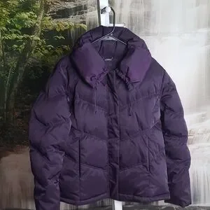 a.n.a | Jackets & Coats | Ana Womens Xl Plum Purple Puffer Insulated ...
